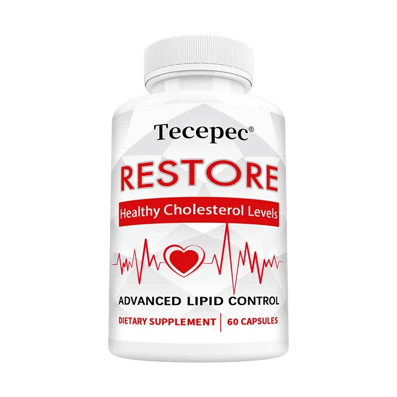 Cholesterol Support Capsules - Grape Seed Extract, Red Yeast Rice & Black pepper, Heart Health, Lipid Metabolism & Liver Care
