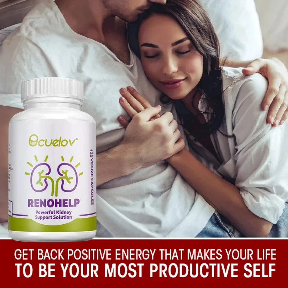 Powerful Natural Kidney Support Supplement for Healthy Kidney Function, Support Urinary Tract Health, Vegan & Gluten Free