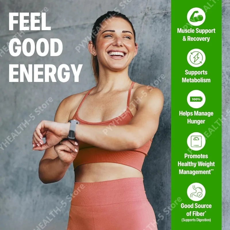Organic Vegan Protein + 50 Superfoods Powder, 21g Plant Based Protein, 8g Prebiotic Fiber, No Lactose Health Food 2.02 Lb