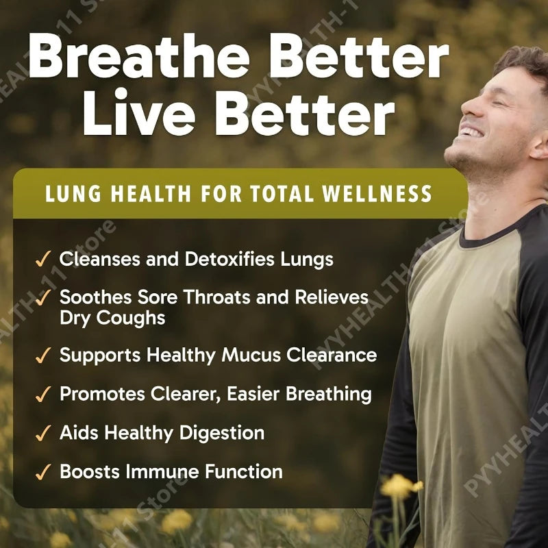 Mullein Drops with Ginger & Lemon for Lung Cleanse and Detox Mullein Leaf Extract for Respiratory Lung Health Detox 60ml