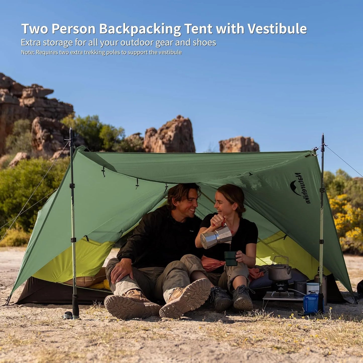 Naturehike Mongar BASE Camping Tent For Two To Three People