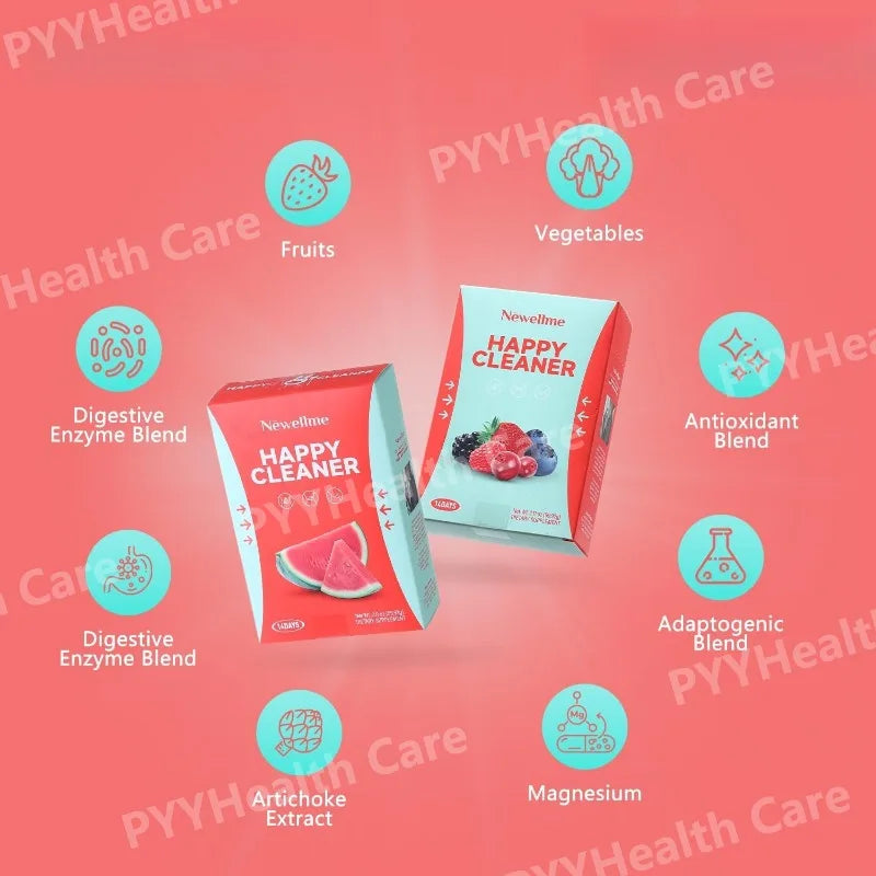 Probiotic and Prebiotic Fiber Powder, Digestive Enzyme Blend, Fruit and Vegetable Drink Mix for Daily Gut Health