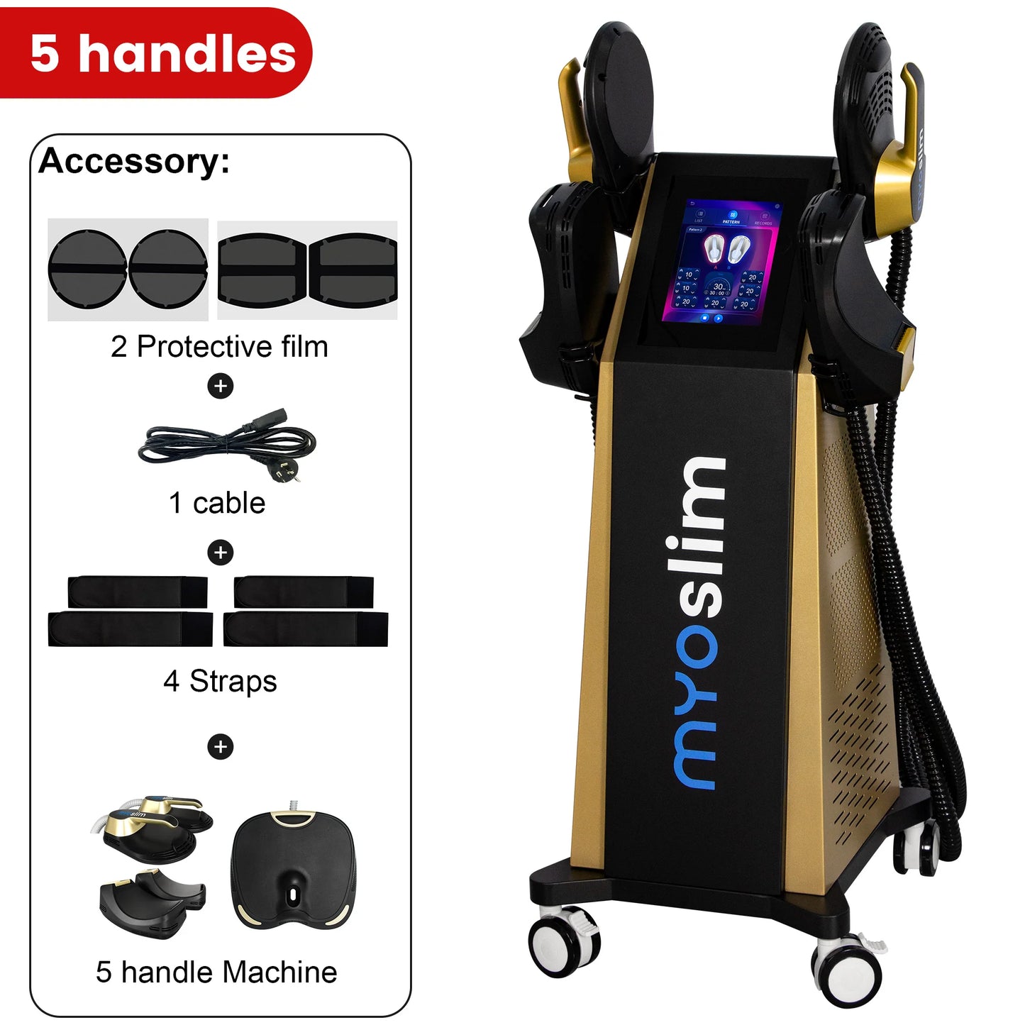 MYOSLIM 6500W EMS Neo RF Body Sculpt Machine Electromagnetic