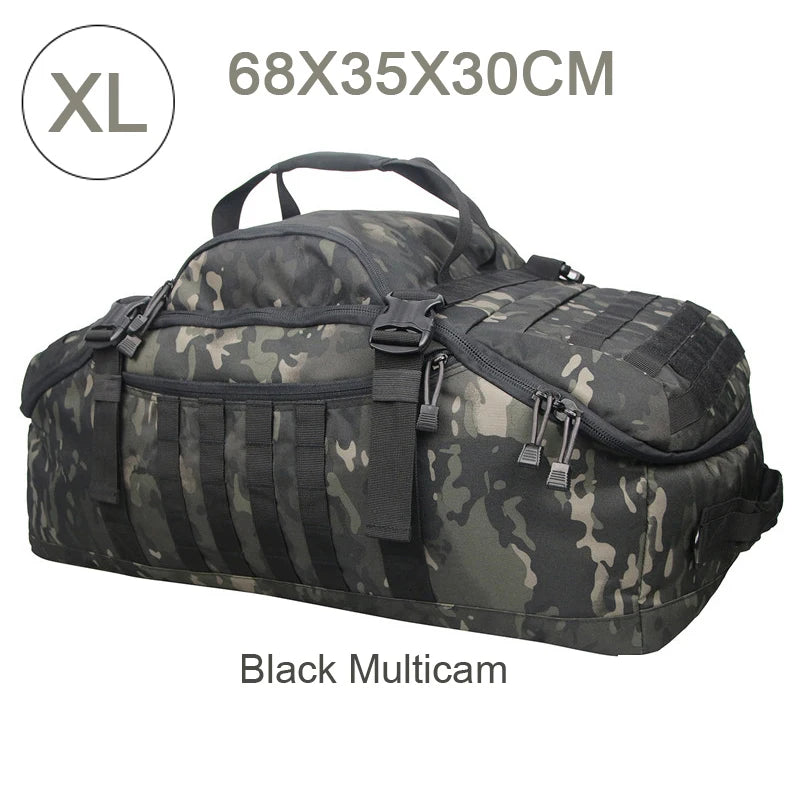 LQARMY Outdoor Mountaineering Bag Molle Tactical Backpack Hiking Camping Travel