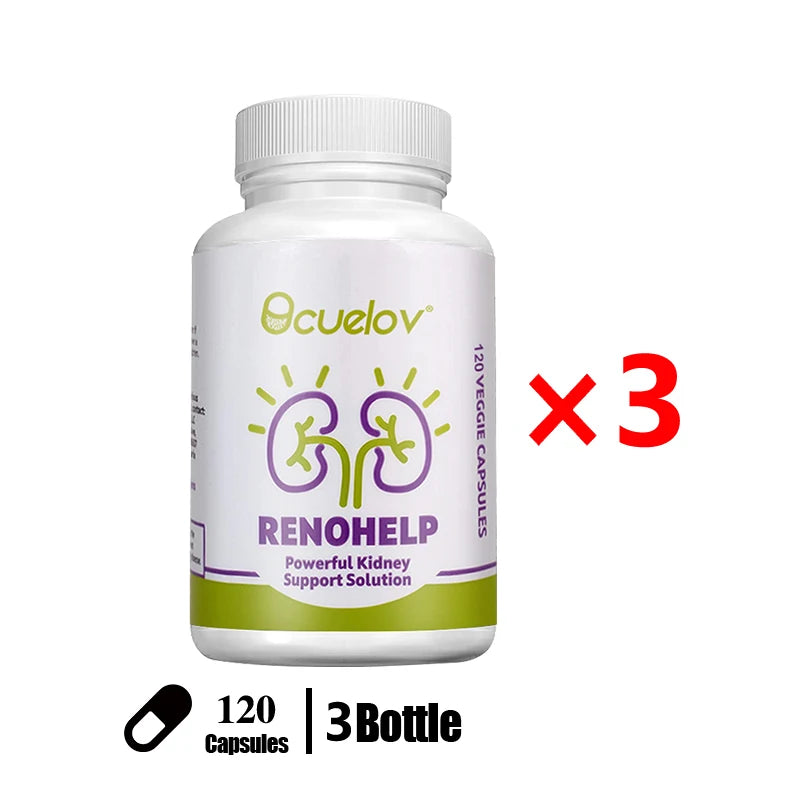 Powerful Natural Kidney Support Supplement for Healthy Kidney Function, Support Urinary Tract Health, Vegan & Gluten Free