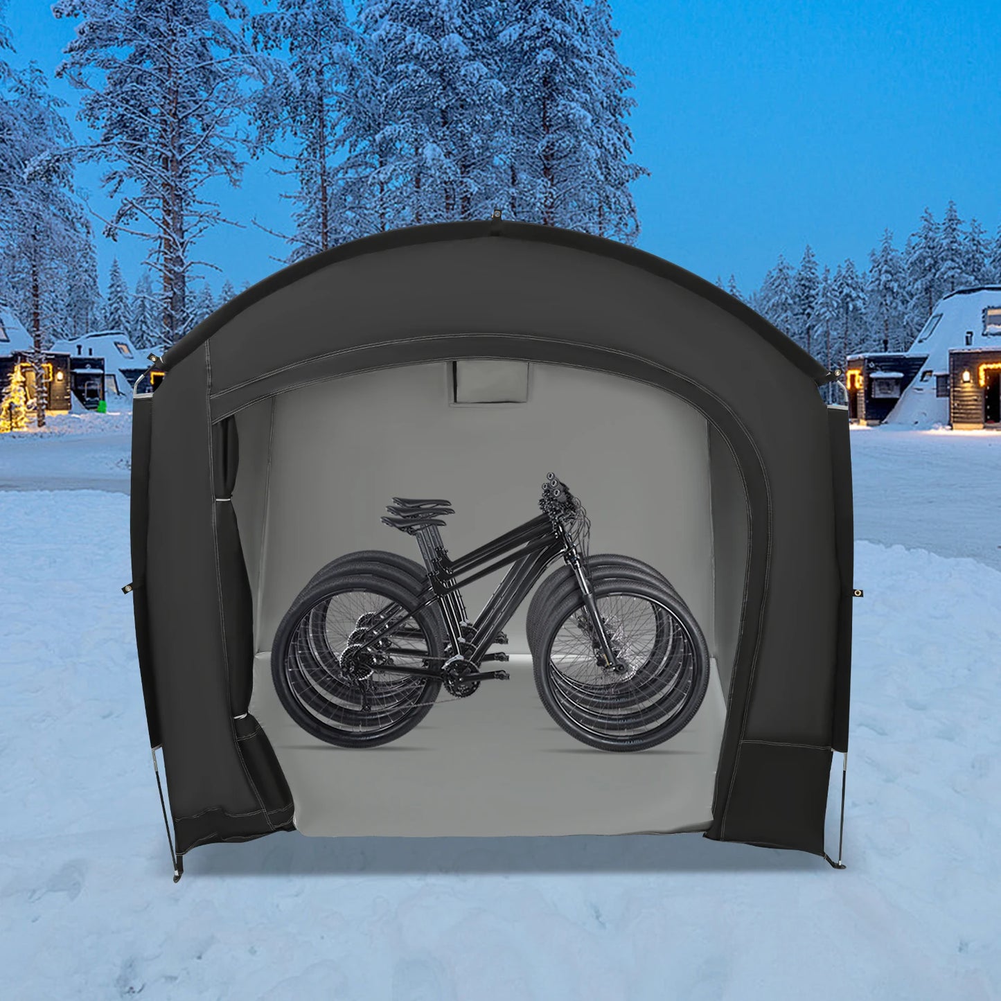 Portable Bike Storage Shelter For 1 To 4 Bikes Waterproof