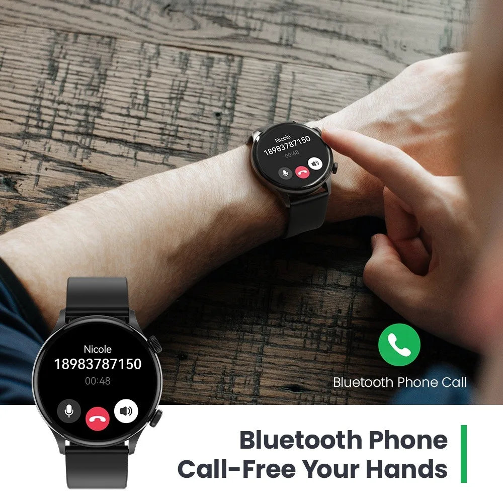 HAYLOU Solar Plus Smart Watch 1.43"AMOLED Display Bluetooth Phone Call Smartwatch Health Monitor IP68 Waterproof Sport Watch