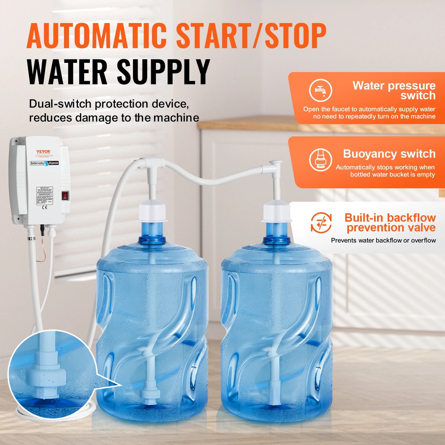 SucceBuy Auto Electric Water Dispenser Pump System