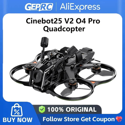 GEPRC 2026NEW Cinebot25 V2 FPV Quadcopter O4 Air Unit PRO /WTFPV SPEEDX2 1404 4600KV TAKER F722 35A AIO RC Freestyle Drone
