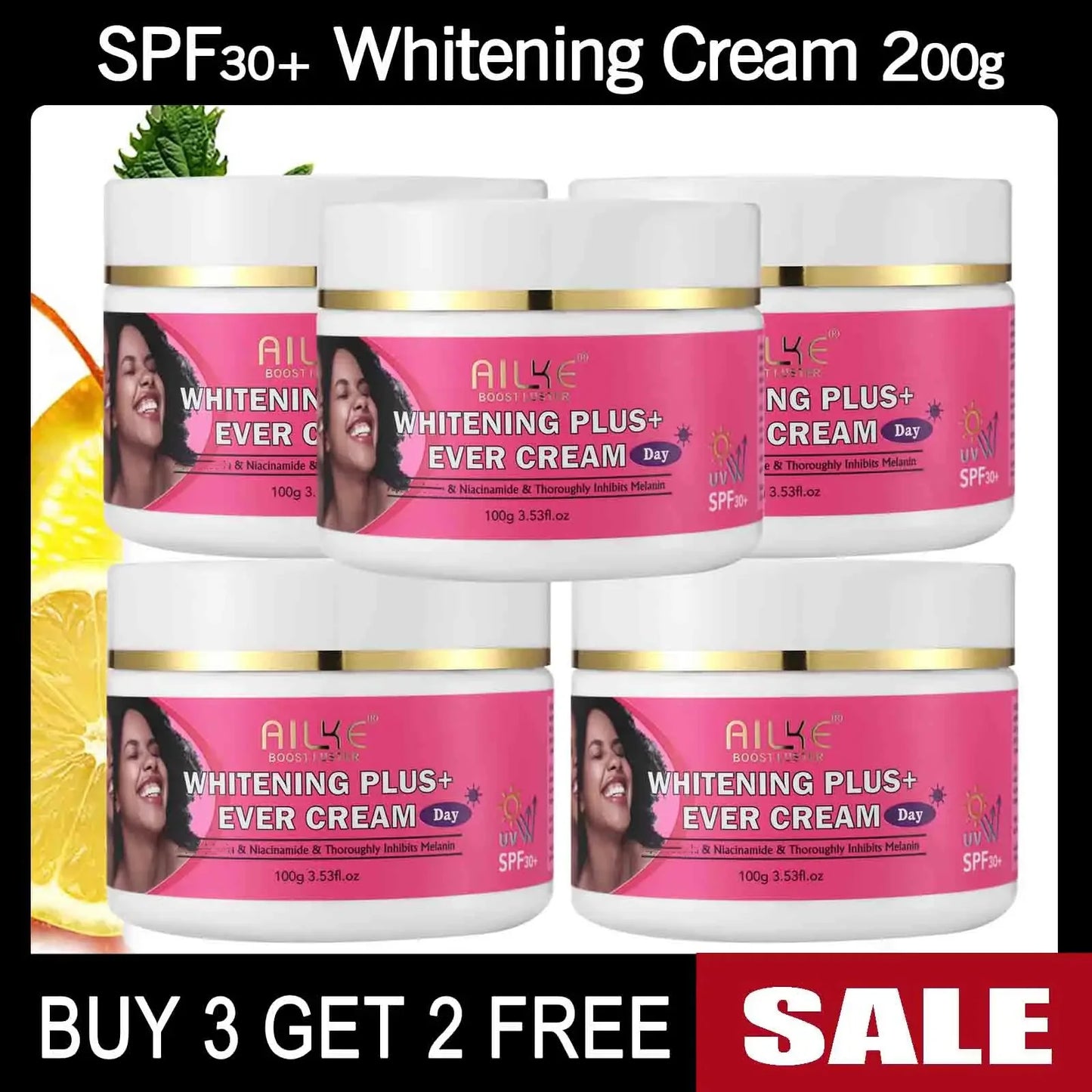 AILKE Natural Skin Brightening Cream For Acne And Dark Spots