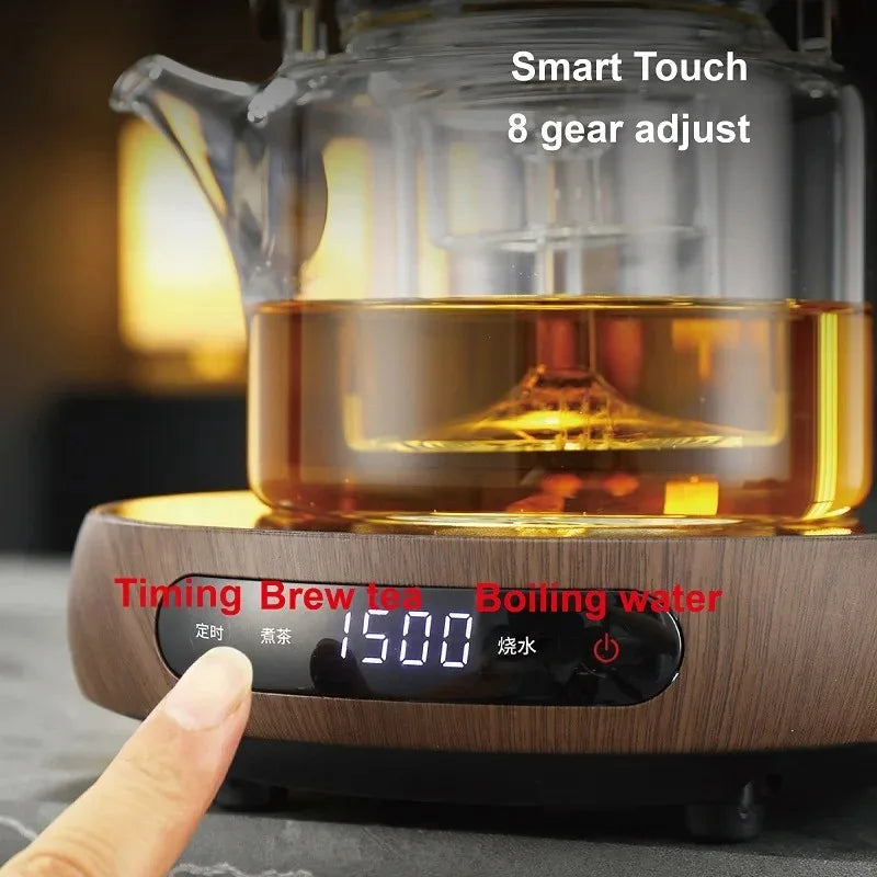 Electric Ceramic Stove Tea Stove 1500W Ultra-thin Mini Household Small Tea Stove Boiling Water Heater Health Tea Brewing Utensil