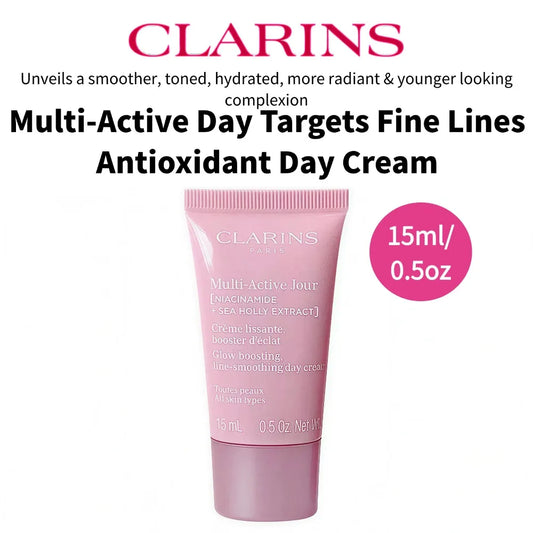 Clarins Multi-Active Day Targets Fine Lines Antioxidant Day 15ml/0.5oz, Original Clarins Skin Cares, Health Care Beauty