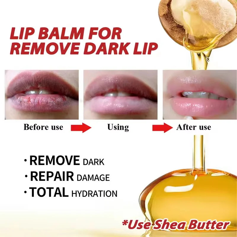 Remove Dark Lip Balm Fast Lightening Pink Lip Exfoliating Fade Lip Line Dead Skin Moisturizer Korean Care Products Beauty Health