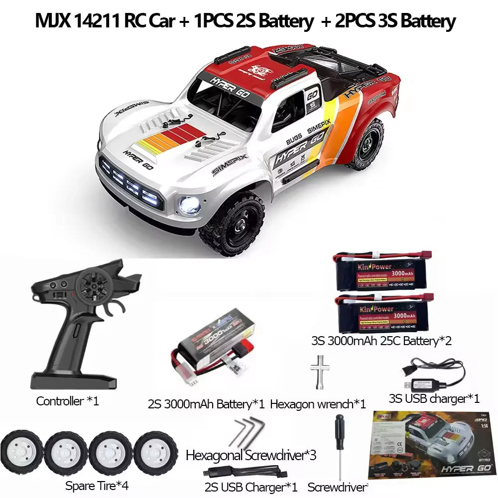 BEYONDSKY MJX Hyper Go 14211 4WD RC Racing Car Toy