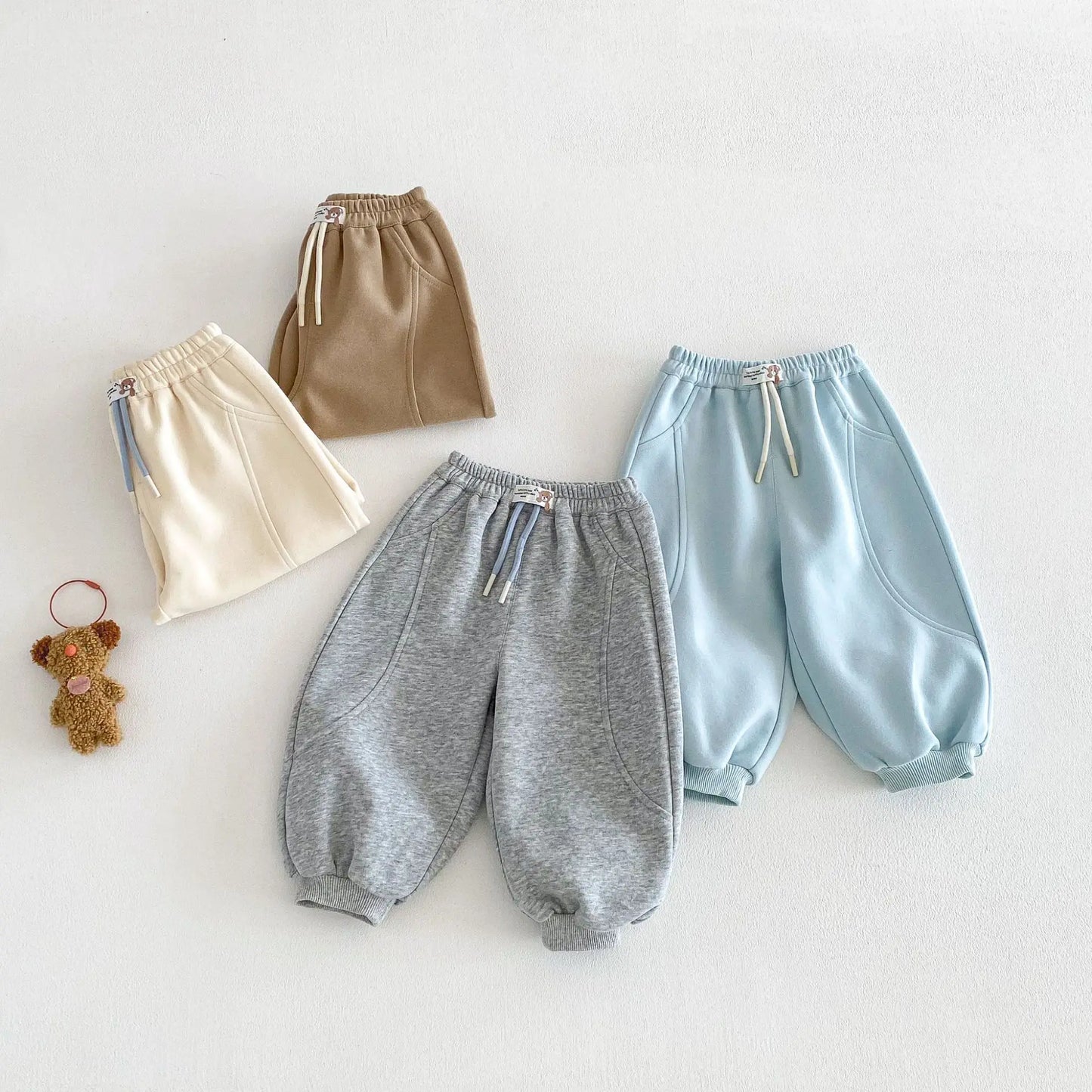 Baby Health Pants 2026 New Spring Boys' Fashion Solid Color Sports Pants Children's Korean Spring Casual Pants