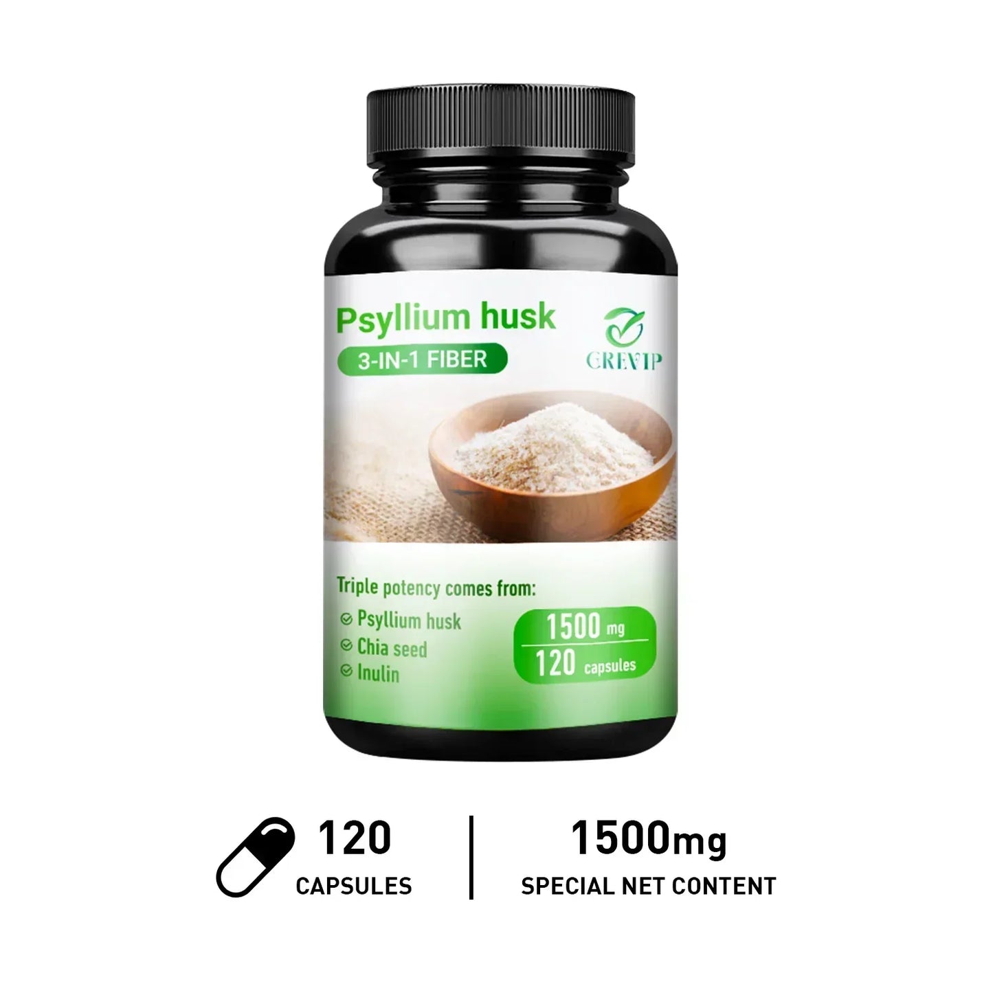 Psyllium Husk - Good for Intestinal Health, Improve Digestion and Reduce Bloating,Improve Metabolism - Natural Soluble Fiber