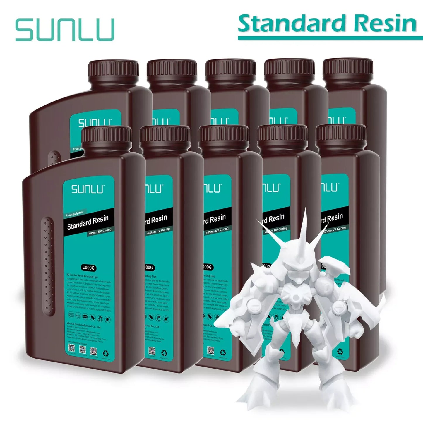 SUNLU Photosensitive Resin For 3D Printing Low Odor High Precision