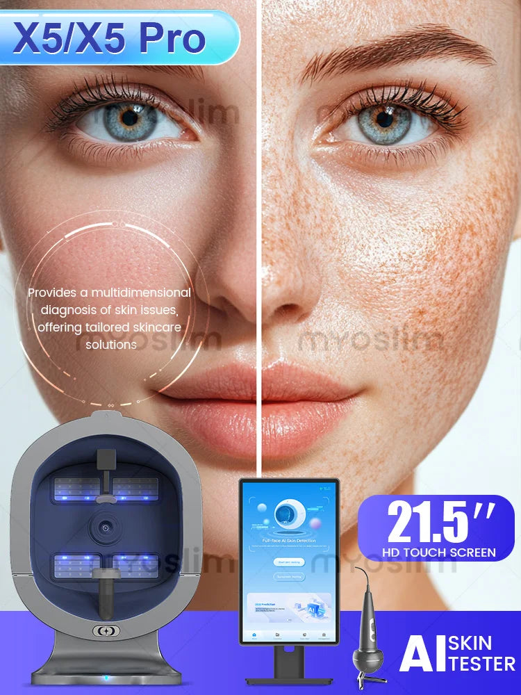 Skin Analyzer AI Magic Mirror 3D Facial Analysis Device