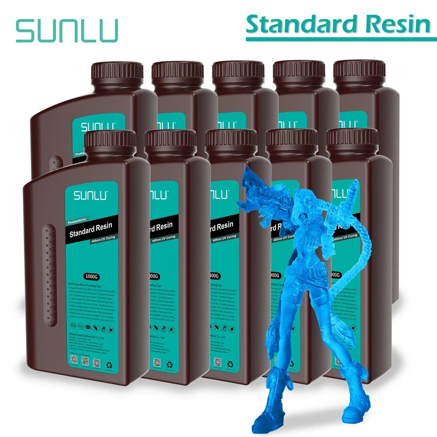 SUNLU Photosensitive Resin For 3D Printing Low Odor High Precision