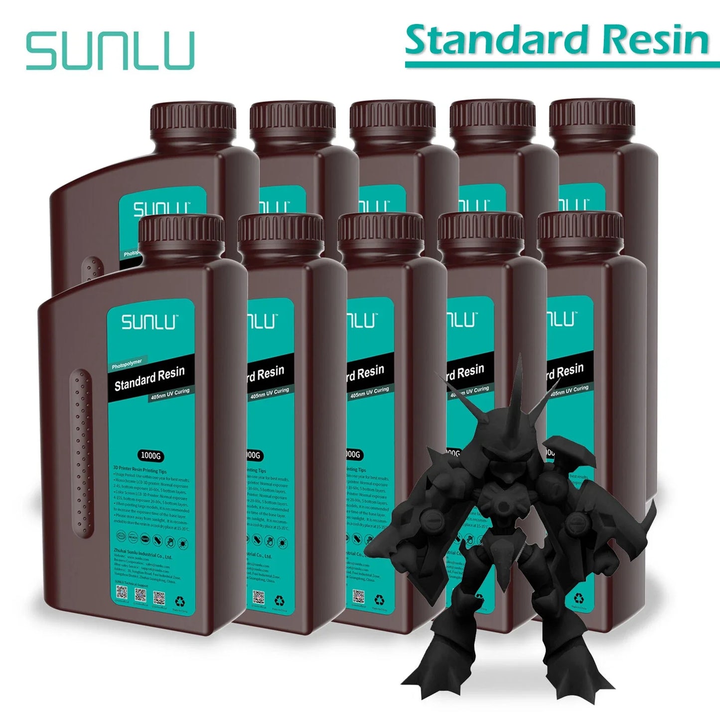 SUNLU Photosensitive Resin For 3D Printing Low Odor High Precision