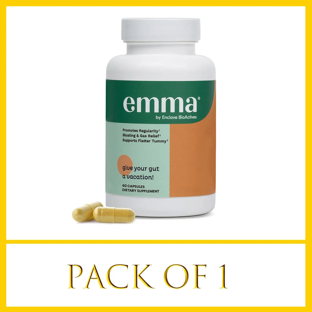 Gut Health & Colon Cleanse Supplement - Relief from Gas and Bloating, Repairs Leaky Gut with Magnesium, Berberine, Vitamin D
