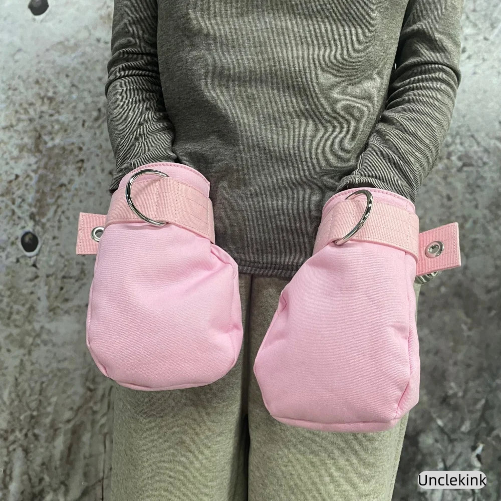 Medical Locking Mitts Safety Hand Restraints Washable Patient Gloves Anti-Scratch Mitts Mental Care