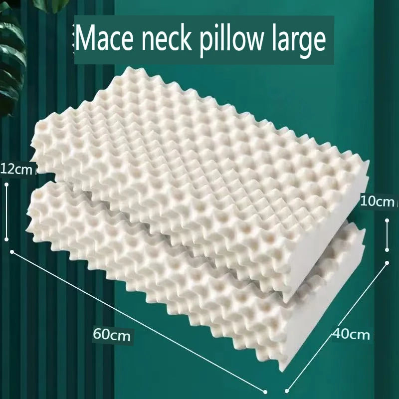 Natural Latex Neck Pillow Pressure Relief Pillow Adult/Child Health Sleep Pillow Cervical Sleeping Pillow