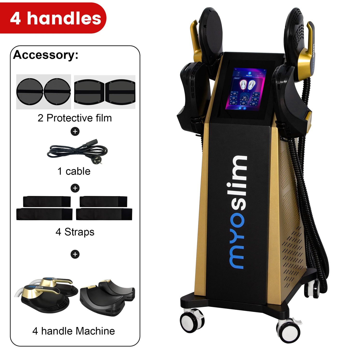 MYOSLIM 6500W EMS Neo RF Body Sculpt Machine Electromagnetic