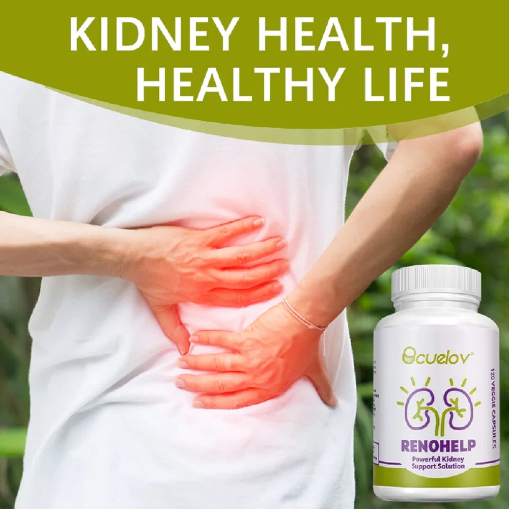 Kidney Health Capsules – Cleanse and Detoxify, Promote Kidney Health, and Support Bladder and Urinary Tract Health