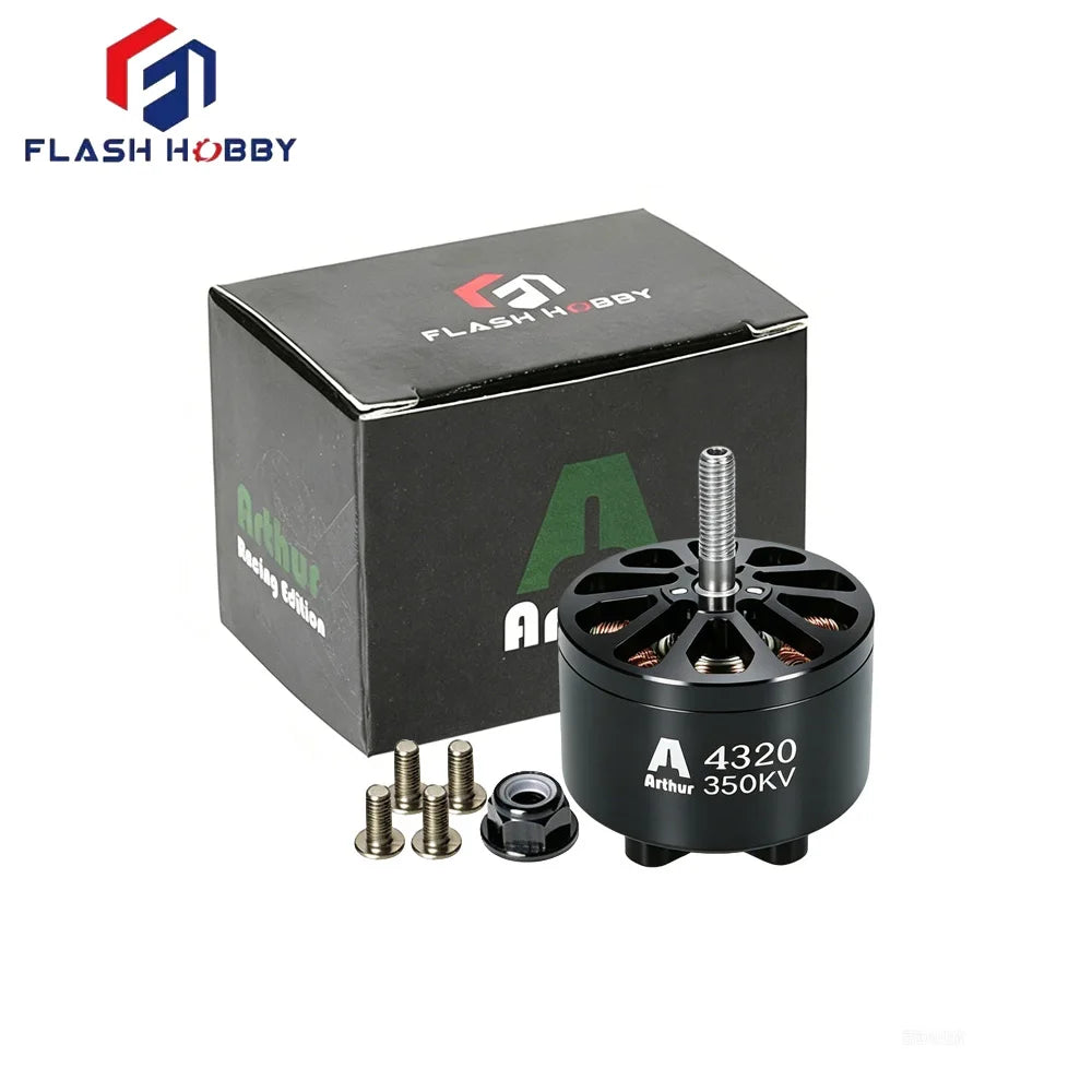 4pcs Flashhobby A4320 350KV 6-12S High Speed Brushless Motor For Long Range X-Class RC FPV Drone Model