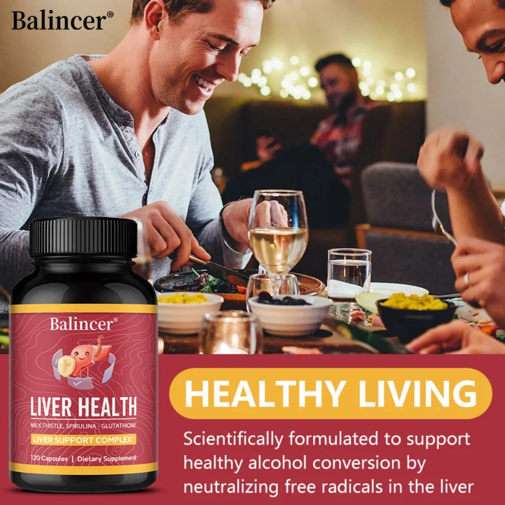 Liver Health, with Dandelion, Milk Thistle Extract, Supports Liver Cleanse, Liver Detox Function, 120 Vegetarian Capsules