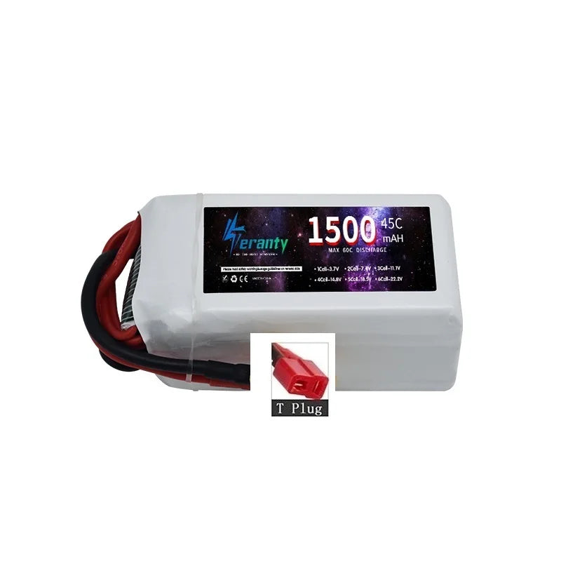 TERANTY 4S 14.8V Lipo Battery 1500/2200/2700/3000/3500/4600/5600/6500/7200/8000/8500/9800mAh For RC Car FPV Drone Desert Truck