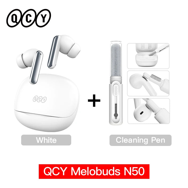 QCY Melobuds N50 ANC Bluetooth Earphones With Multipoint And 6 Mics