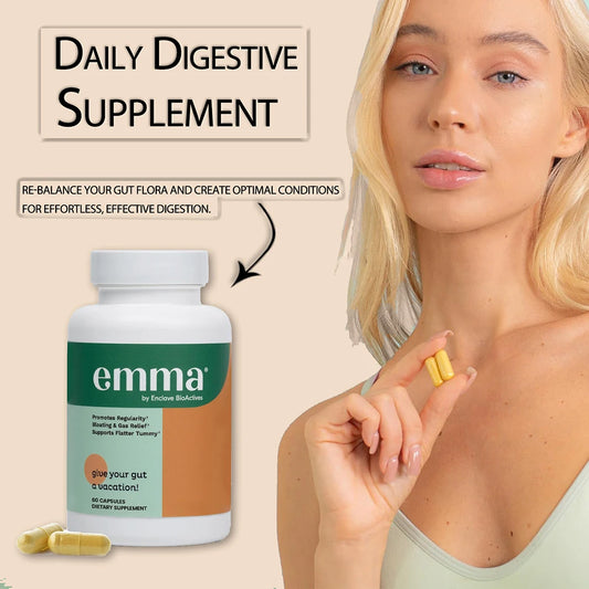 Gut Health & Colon Cleanse Supplement - Relief from Gas and Bloating, Repairs Leaky Gut with Magnesium, Berberine, Vitamin D