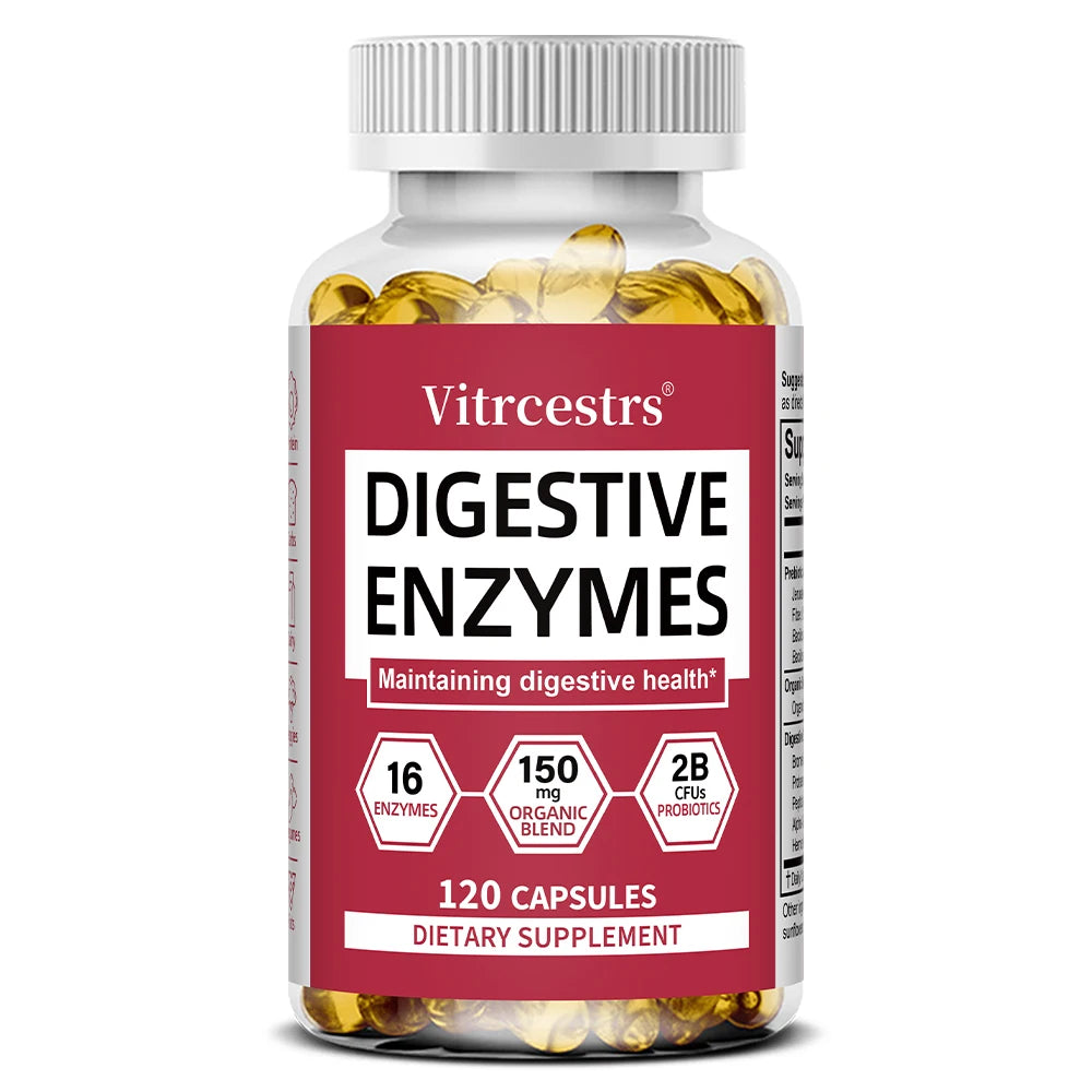 Digestive Enzyme Supplement Capsules – Promote Digestive Health, Support Gut Health, Suitable for Both Men and Women