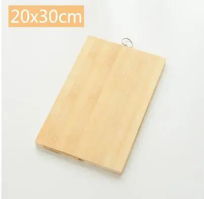 Thick Food Grade Bamboo Cutting Board with Handle, Health Classification Fruit Vegetable Chopping Block for Kitchen Cooking