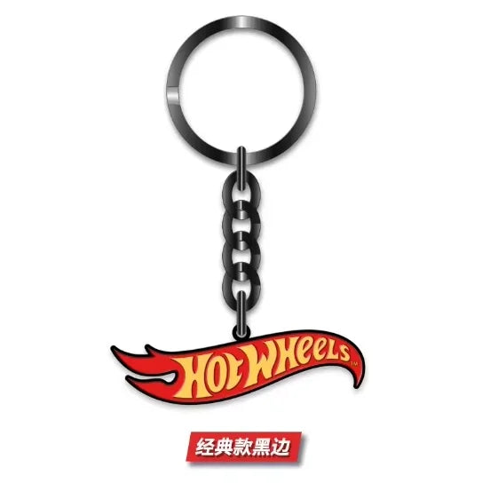 Hot Wheels Logo Men'S Keychain 2025 Mini Pendant Ring Chain Non-Radio Controlled Model Car Toy Vehicle Accessory For Boys