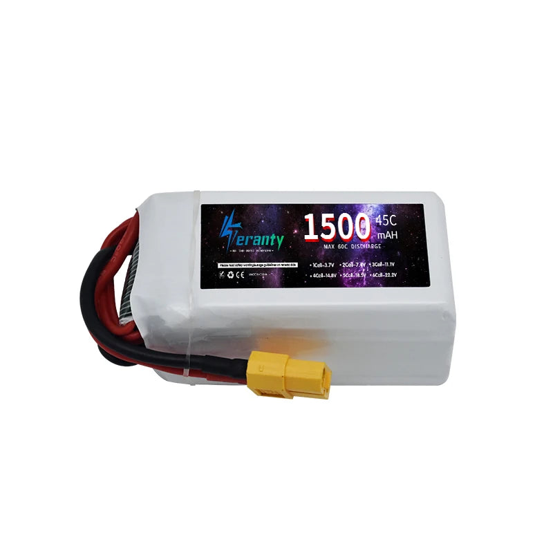 TERANTY 4S 14.8V Lipo Battery 1500/2200/2700/3000/3500/4600/5600/6500/7200/8000/8500/9800mAh For RC Car FPV Drone Desert Truck