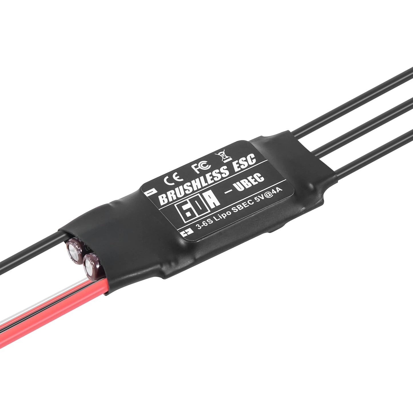 Aneegfpv 20/30/40/50/60/80A 2-6S Brushless ESC 2-4A/5V BEC For Aircraft FixedWing Multi-axis Drone