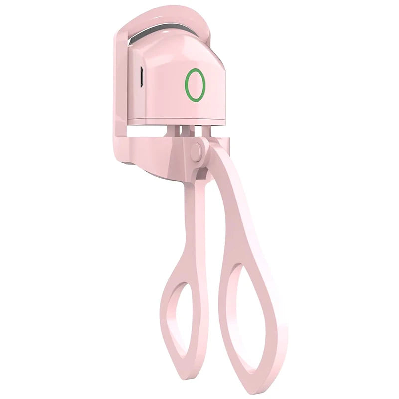 USB Rechargeable Heated Eyelash Curler with LCD Display Portable Makeup Tool Beauty and Health