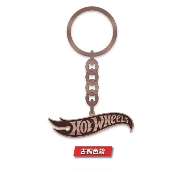 Hot Wheels Logo Men'S Keychain 2025 Mini Pendant Ring Chain Non-Radio Controlled Model Car Toy Vehicle Accessory For Boys