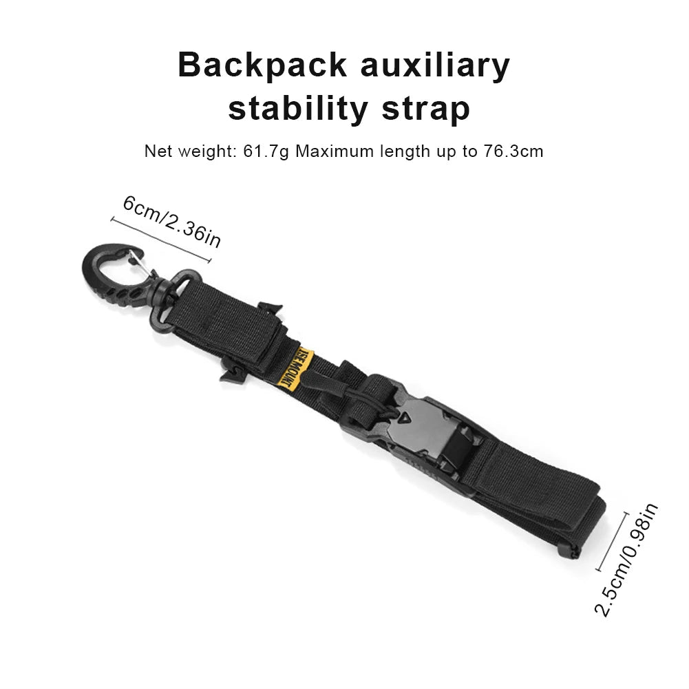 Three Point Auxiliary Shoulder Strap Stabilizer For Sling Packs
