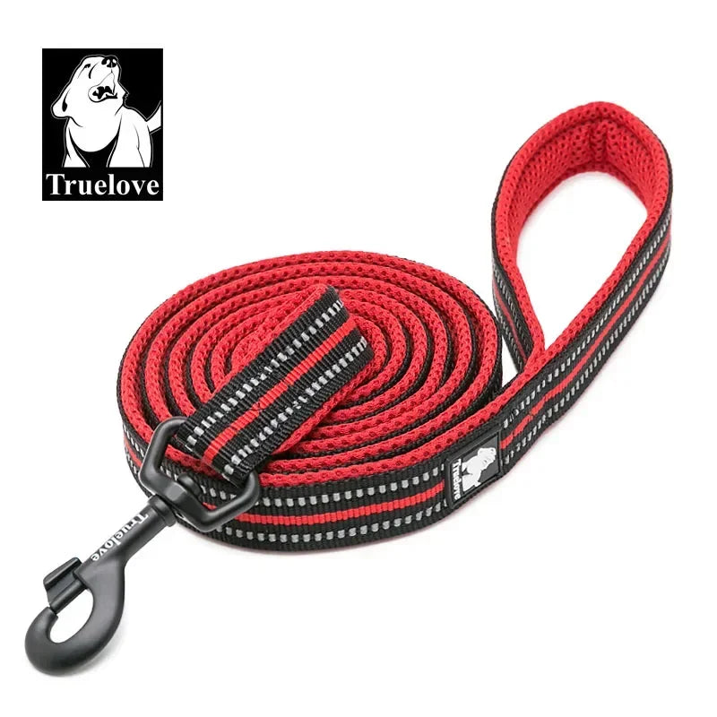 TRUELOVE Soft Pet Leash Reflective Nylon Mesh Padded for Dogs