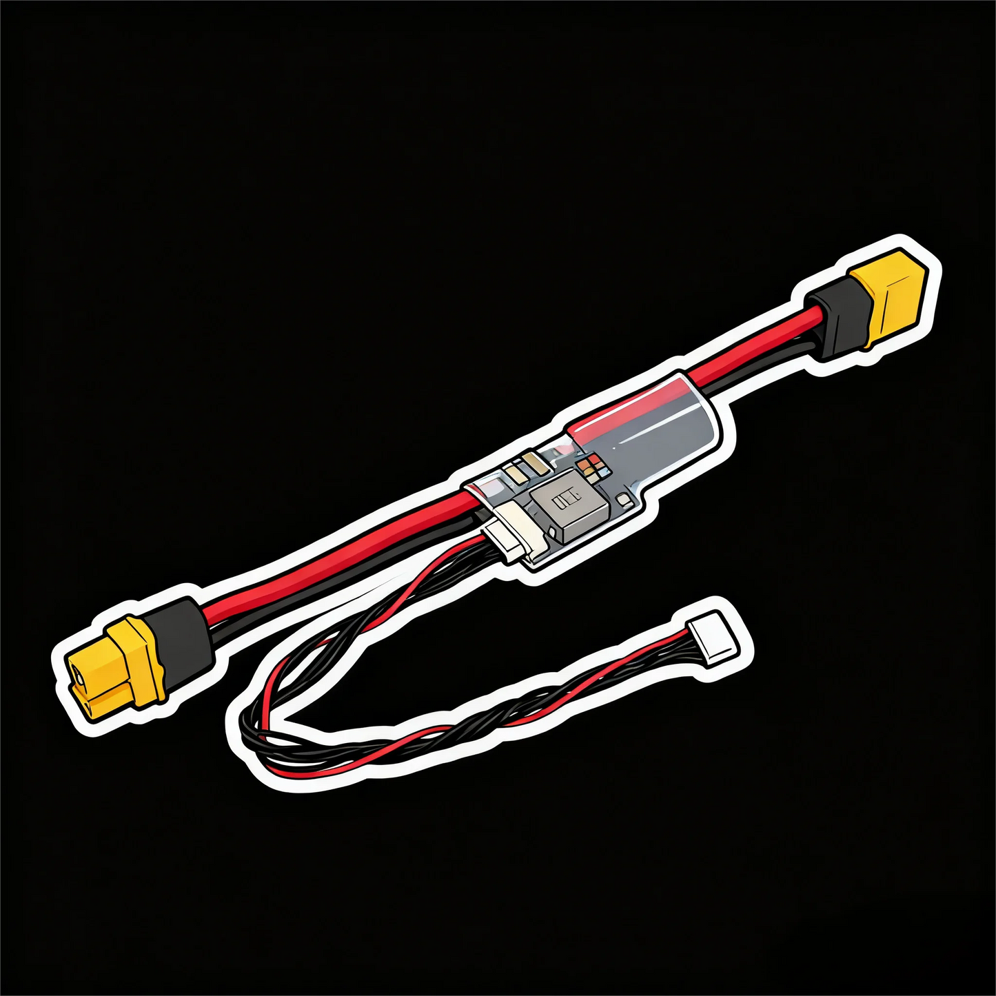 HotRC PM02 V3.2 Power Module 12S For 2.4.8 6C PRO V6 Ardupilot RC Flight Control HotRC Racing Drone XT60 Plug 32