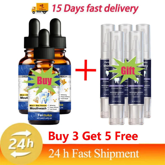 Repair Damaged Gums Essence Relieve Sensitive Gums Atrophy Swelling Reduce Bleeding Halitosis Whiten Teeth Improve Oral Health