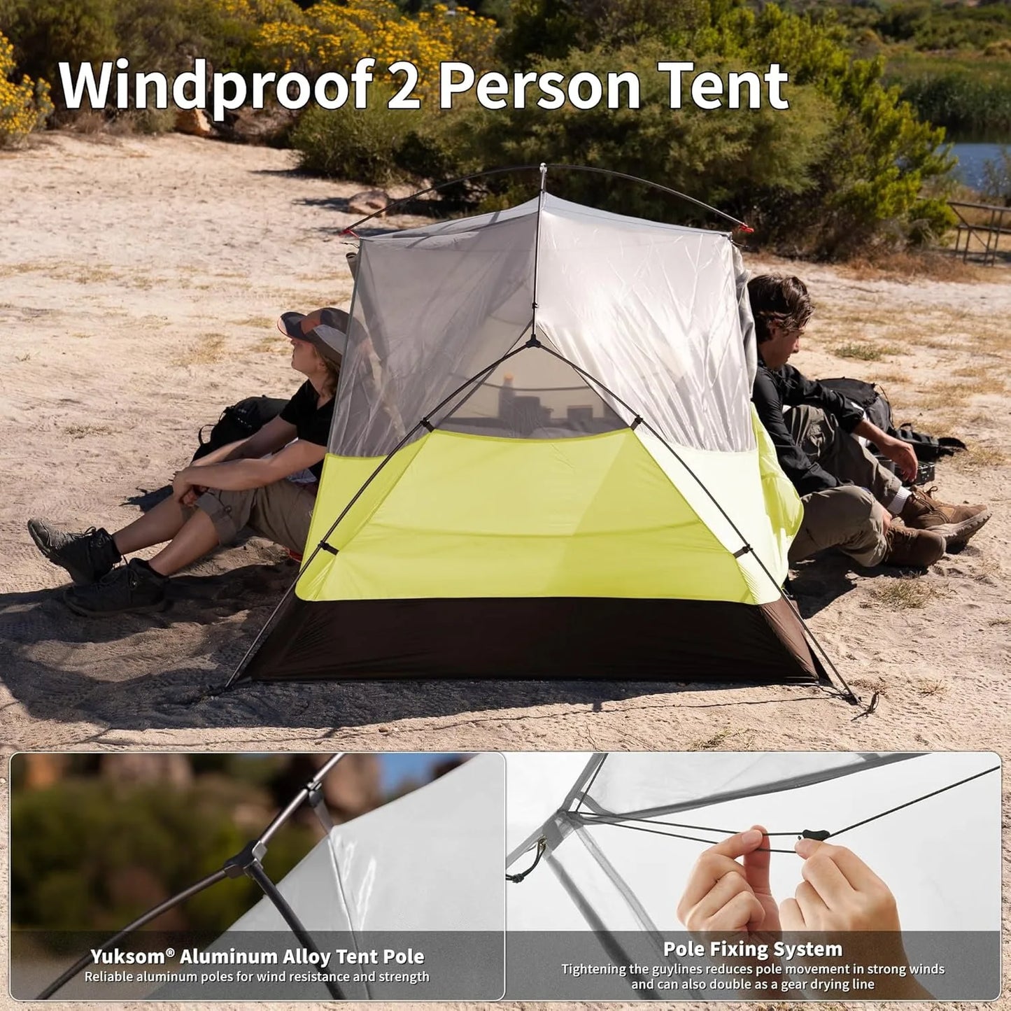 Naturehike Mongar BASE Camping Tent For Two To Three People
