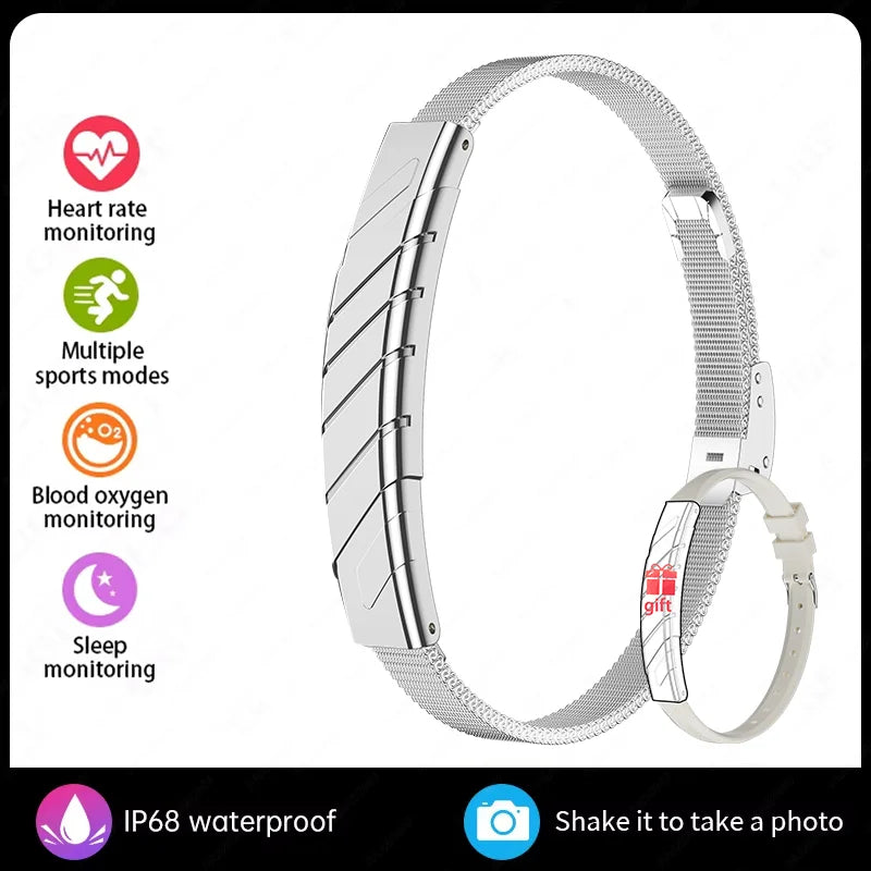 2026 New Bluetooth Smart Bracelet Health Heart Rate Sleep Stress Monitoring Sport Fitness Tracker Smart Wrist Watch Women Men