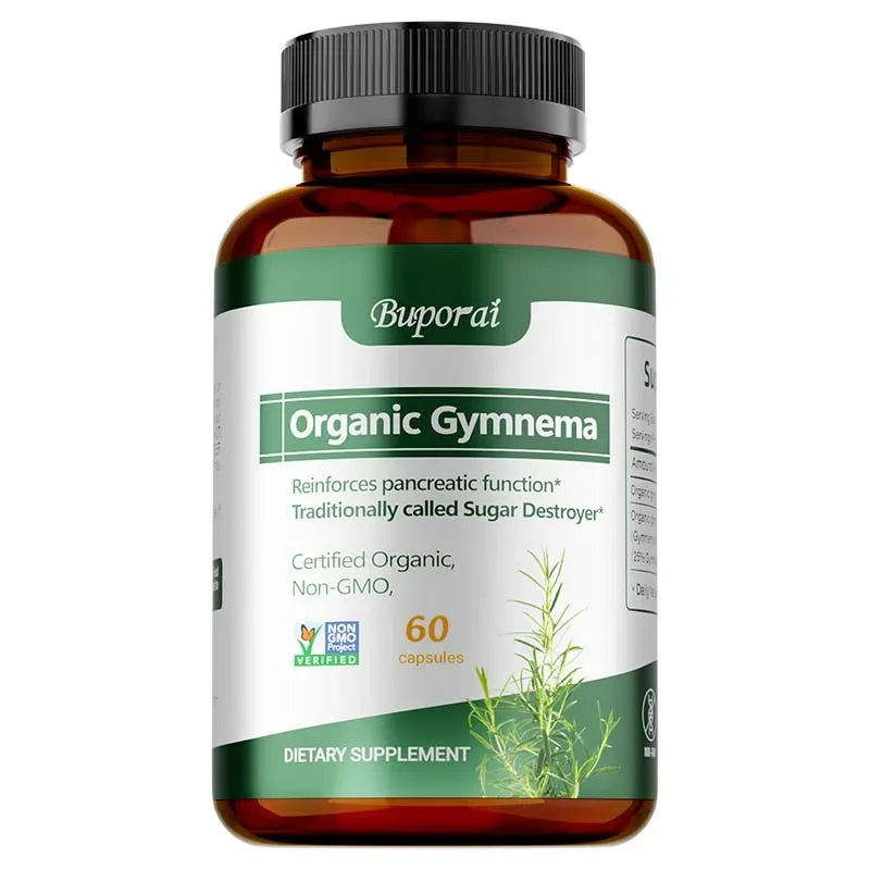 Organic Gymnema - Promotes Intestinal Health and Nutrient Absorption, Strengthens The Immune System, and Boosts Natural Energy