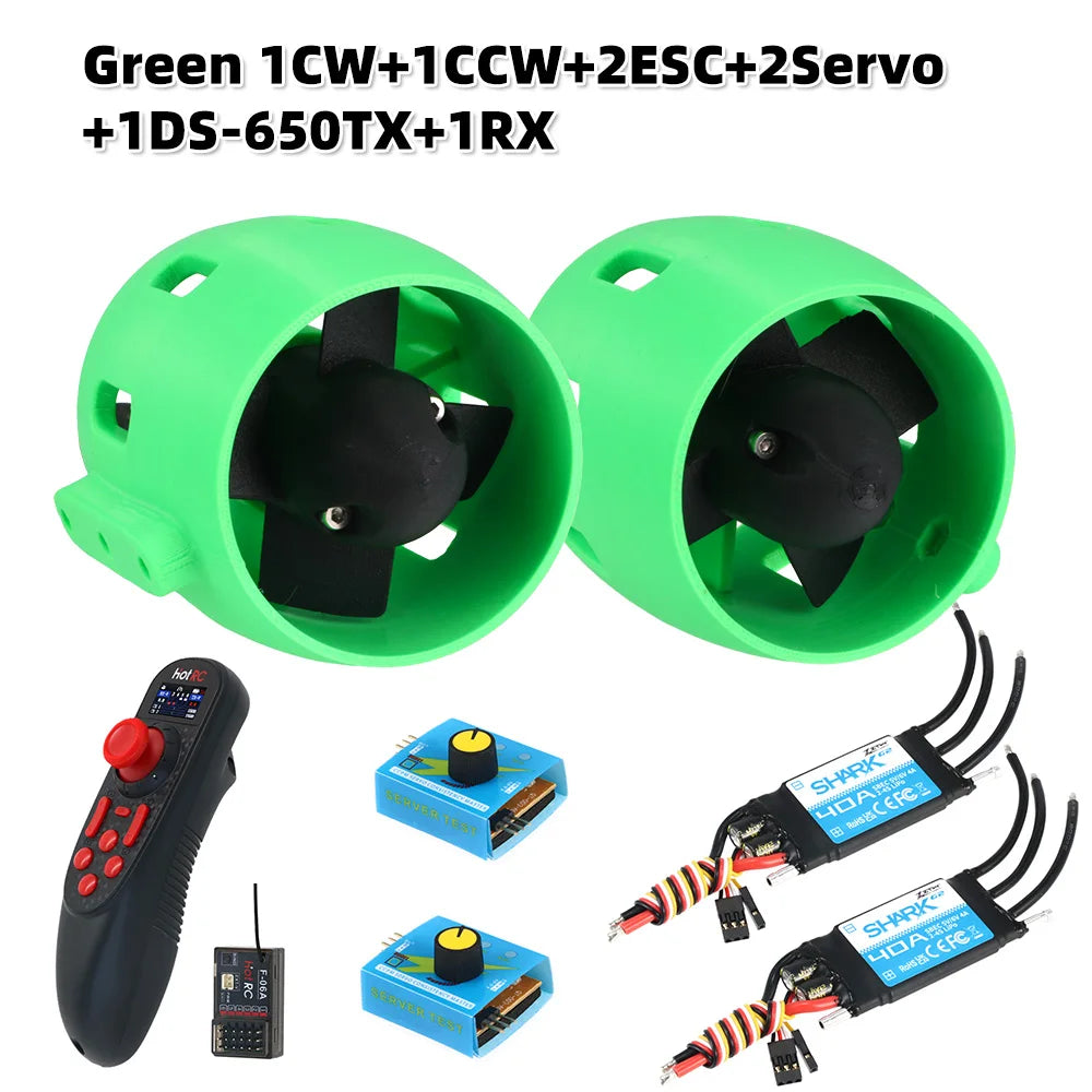 High Power Brushless Underwater Thruster Waterproof Propeller Motor For RC Boat SUP Board Rescue Boat Underwater Drone Net T