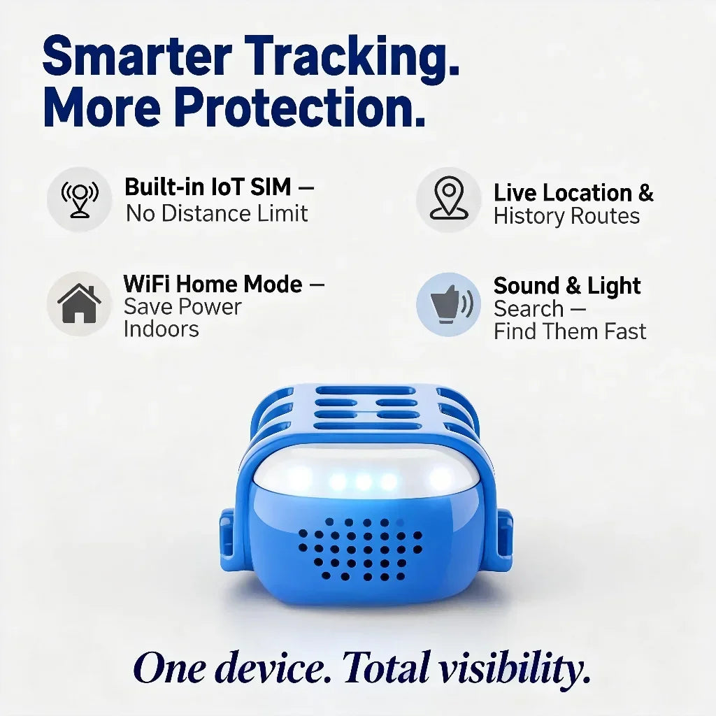 WANWAYTECH GPS Pet Tracker for Dogs Cats with IoT Connectivity